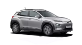 Hyundai Kona Electric - A modern, electric vehicle with a sleek design against a scenic backdrop, showcasing eco-friendly technology and innovation