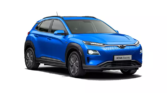 Hyundai Kona Electric - A modern, electric vehicle with a sleek design against a scenic backdrop, showcasing eco-friendly technology and innovation